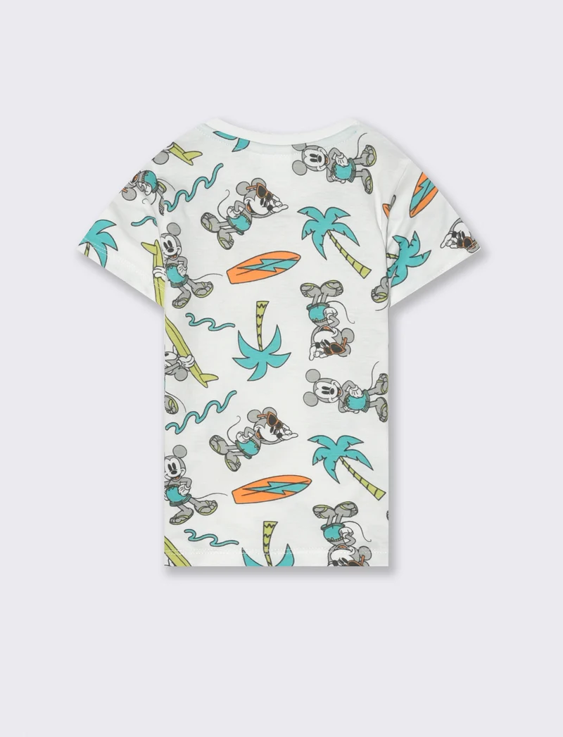 T shirt girocollo con stampa Disney da neonato - Fantasia