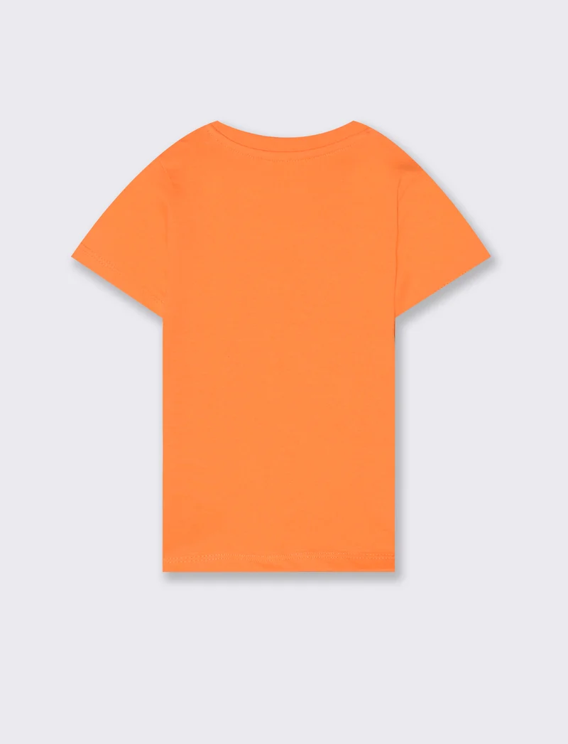 T shirt girocollo con stampa Disney da neonato - Arancio