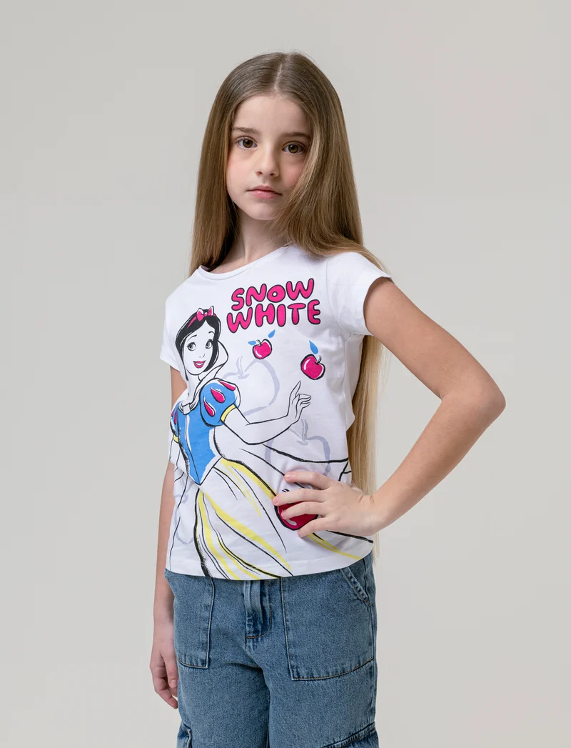 T-shirt Biancaneve da bambina - Fantasia