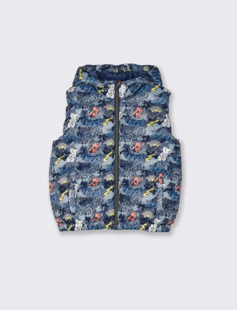 Gilet trapuntato leggero da bambino - Fantasia