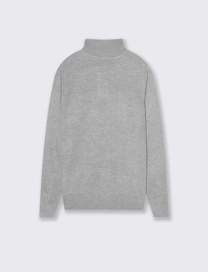 MAGLIA DOLCE VITA IN FILATO EFFETTO LANA - Grigio mel.