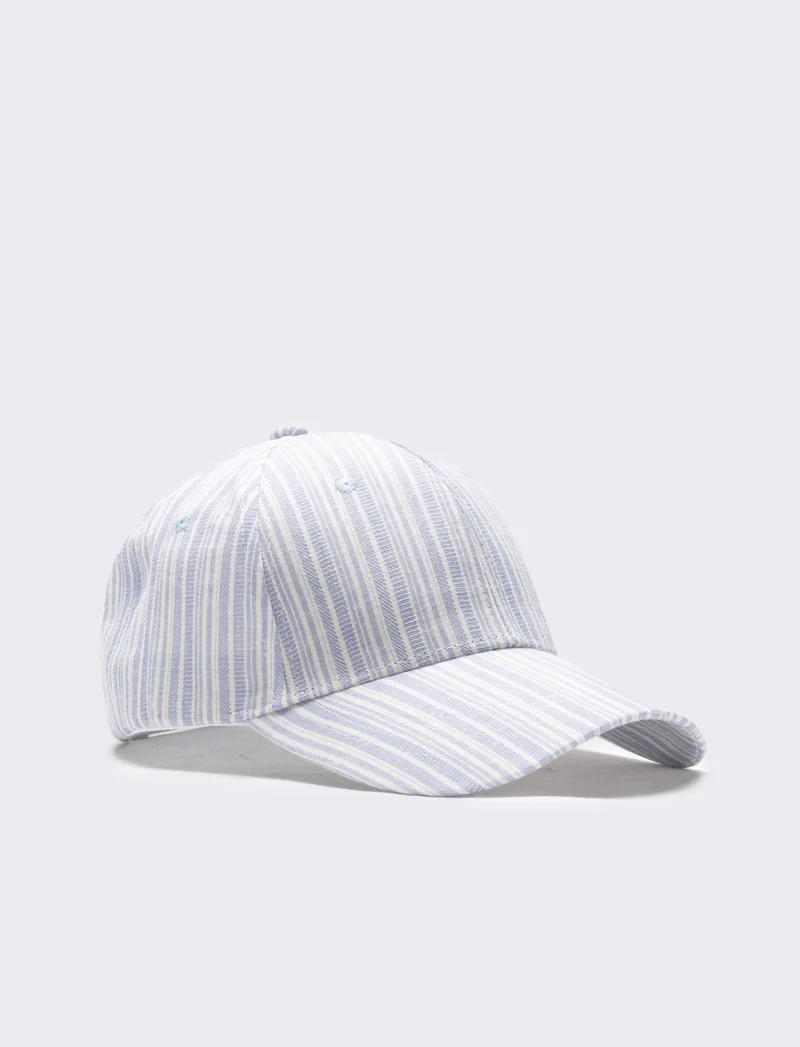 Cappello uomo baseball righine regolabile - Denim