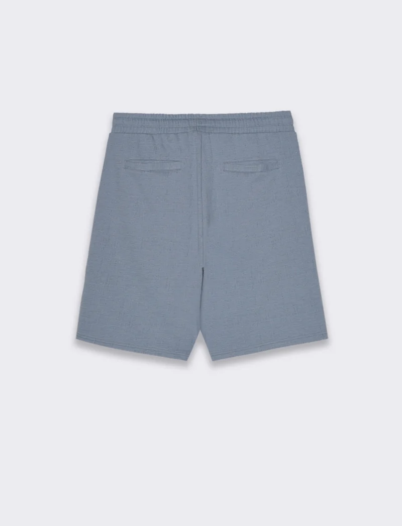 Bermuda struttura jacquard effetto iuta da uomo - CARTA DA ZUCCHERO