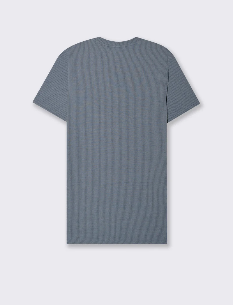 T-shirt effetto maglia jacquard da uomo - CARTA DA ZUCCHERO