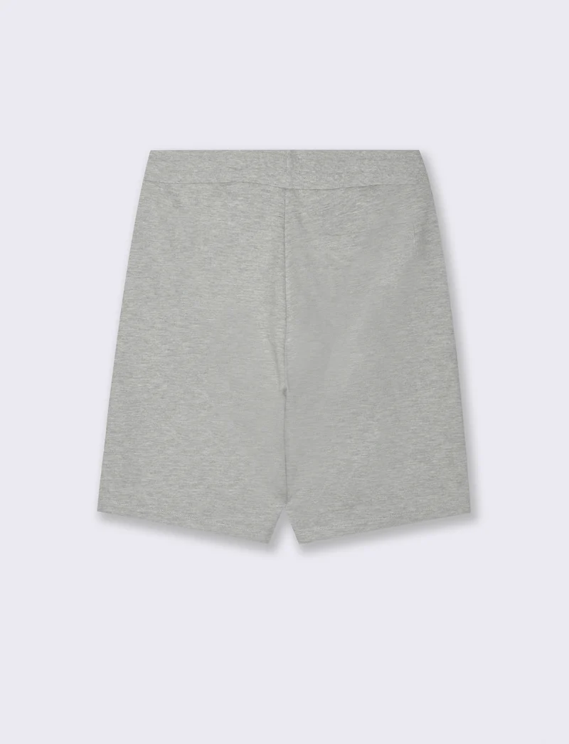 Bermuda in felpa con stampa sweet years da uomo - Grigio mel.