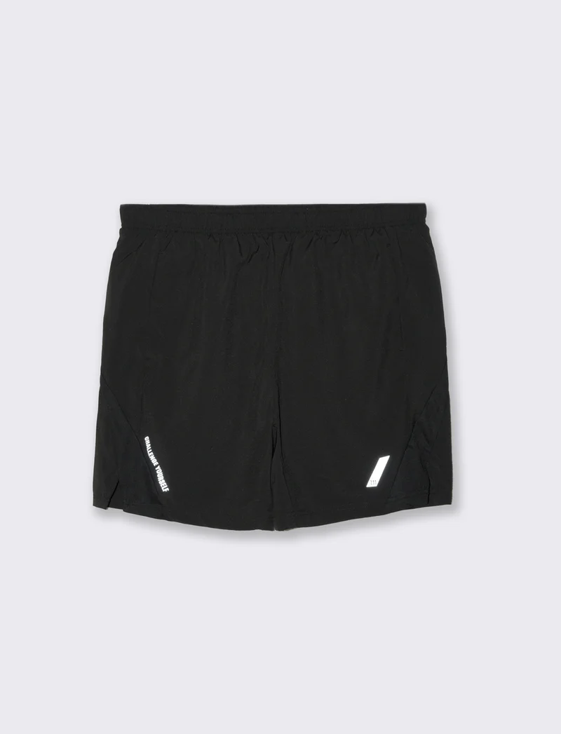 Shorts da allenamento in tessuto tecnico leggero da uomo - Nero