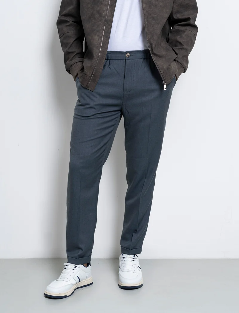 Pantaloni chino jogger effetto fil a fil da uomo - Avion