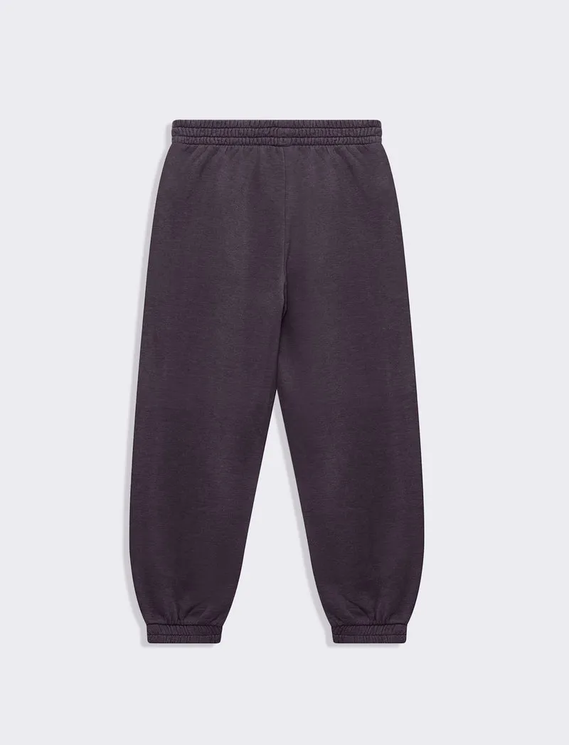 Jogger in felpa con vita elasticizzata da donna - Viola malva