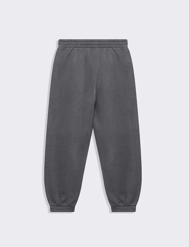 Jogger in felpa con vita elasticizzata da donna - Grigio piombo
